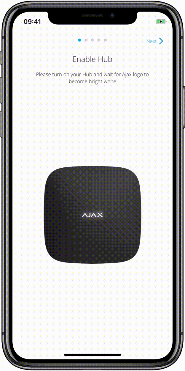 Conexión de dispositivos Ajax