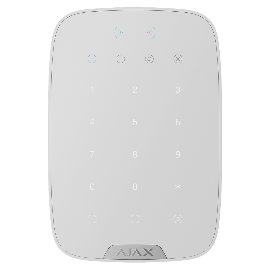 Teclado con lector de tarjetas Ajax KeyPad Plus