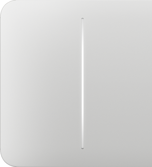 Cubierta de interruptor 2 bandas Ajax LightSwitch 2-gang LightCover