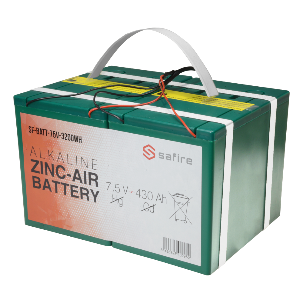 Batería de zinc-aire 7.5V para alimentación de Hubs Ajax