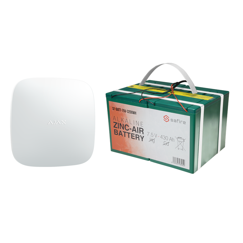 Kit de alarma profesional autónomo Ajax 12M