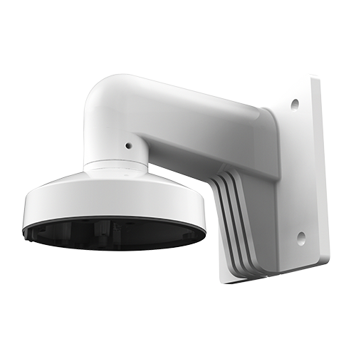 Soporte de pared - Para cámaras mini domo - Apto para uso en exterior - Aluminio con tratamiento de Spray - Compatible con Hikvision - Pasador de cables