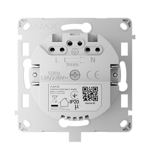 [AJ-OUTLETCORE-SMART] Base de enchufe inteligente Ajax OutleCore