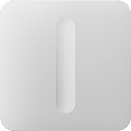 Cubierta de interruptor regulador Ajax LightSwitch Dimmer LightCover