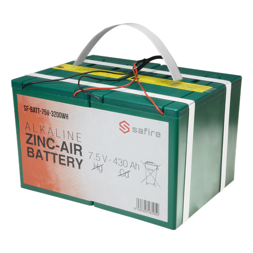 [SF-BATT-75V-3200WH] Batería de zinc-aire 7.5V para alimentación de Hubs Ajax
